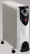 FM Calefacción RW-25 calefactor eléctrico Negro, Gris 2500 W Radiador
