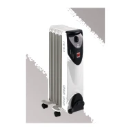 FM Calefacción BR-10 calefactor eléctrico Interior Negro, Blanco 1000 W