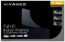 Vivanco TVA 4040 antena de televisión Interior