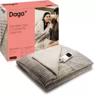 MANTA DAGA RELAX SUAVE XL, 140X180CM, 6 TEMPERATURAS