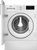 Lavadora integrable de carga frontal Beko B3WBT48435WB, 8 kg, 1.400 rpm, Blanco, A